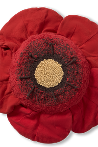 Red Poppy Floor Cushion