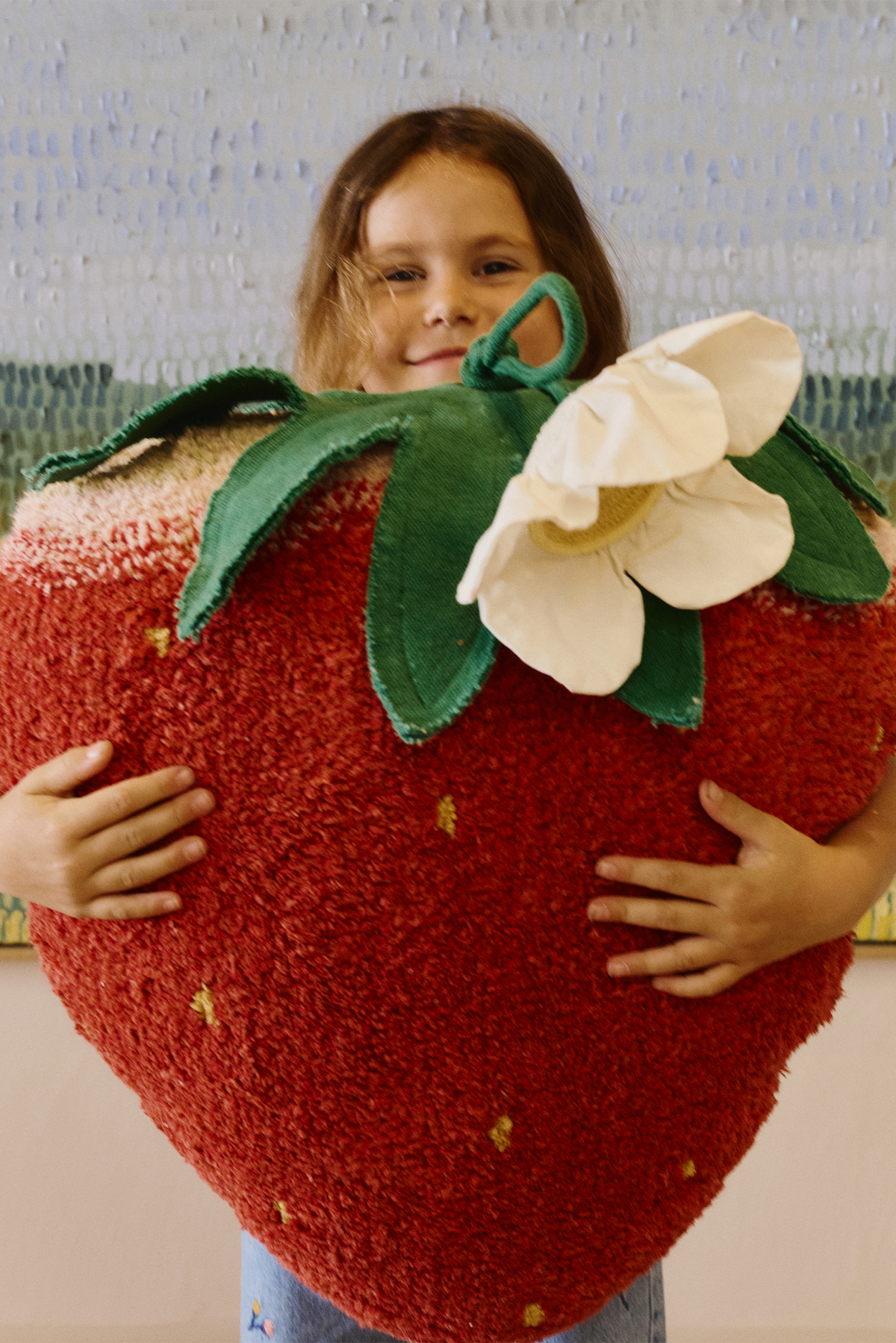 Strawberry Floor Cushion