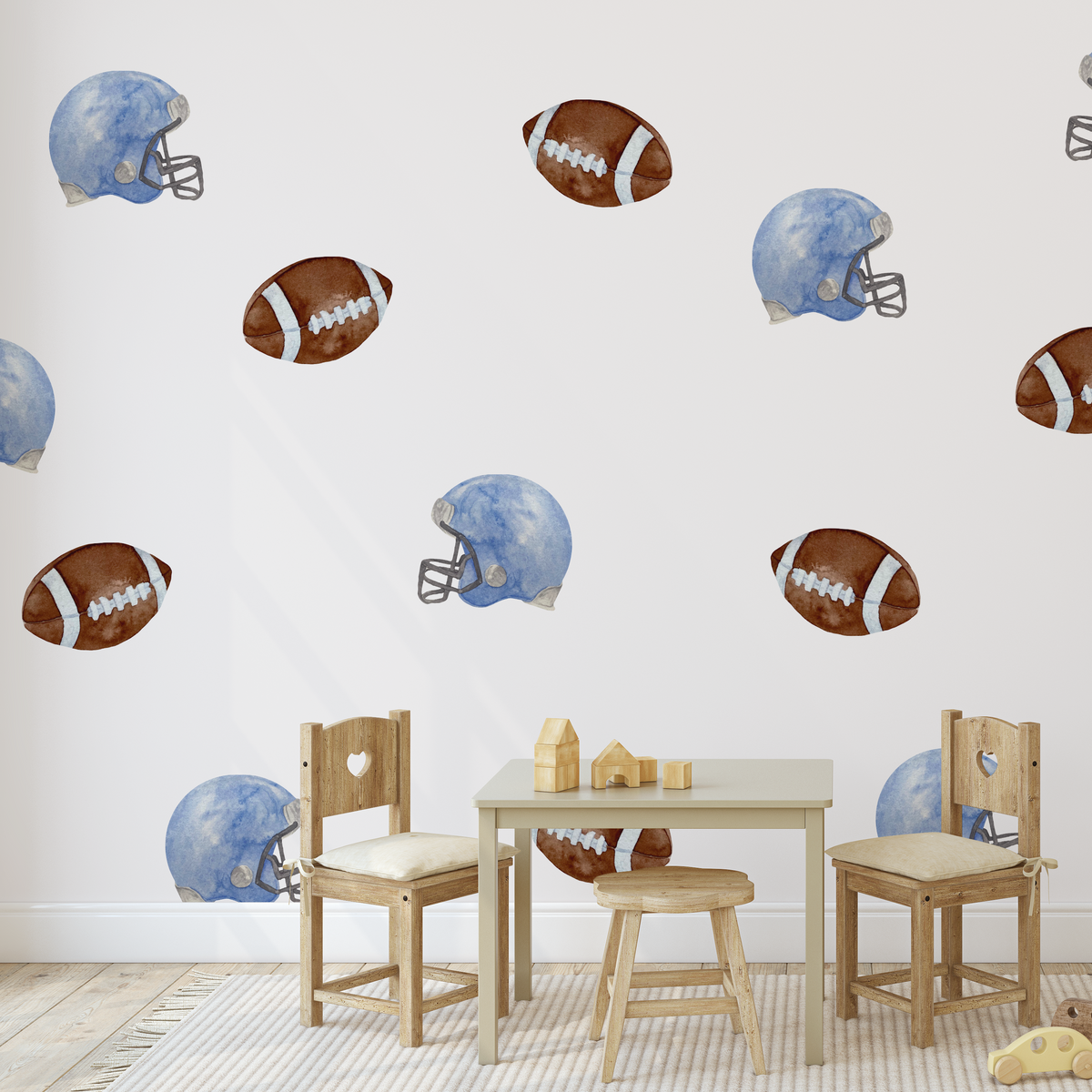 Football Team Wall Decals