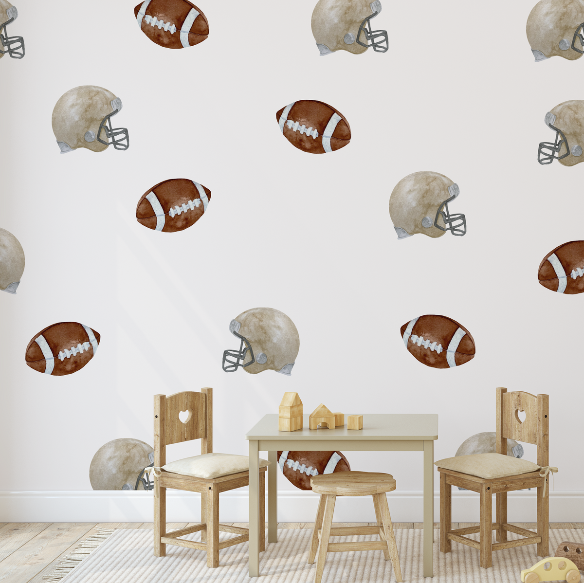 Football Team Wall Decals