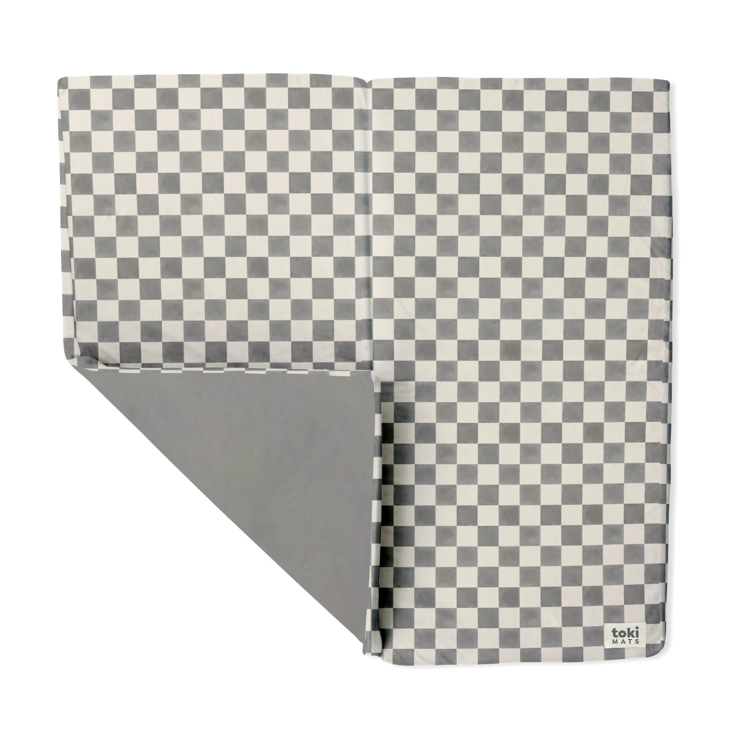 Toki Kids x Project Nursery Checker Padded Play Mat - Pepper