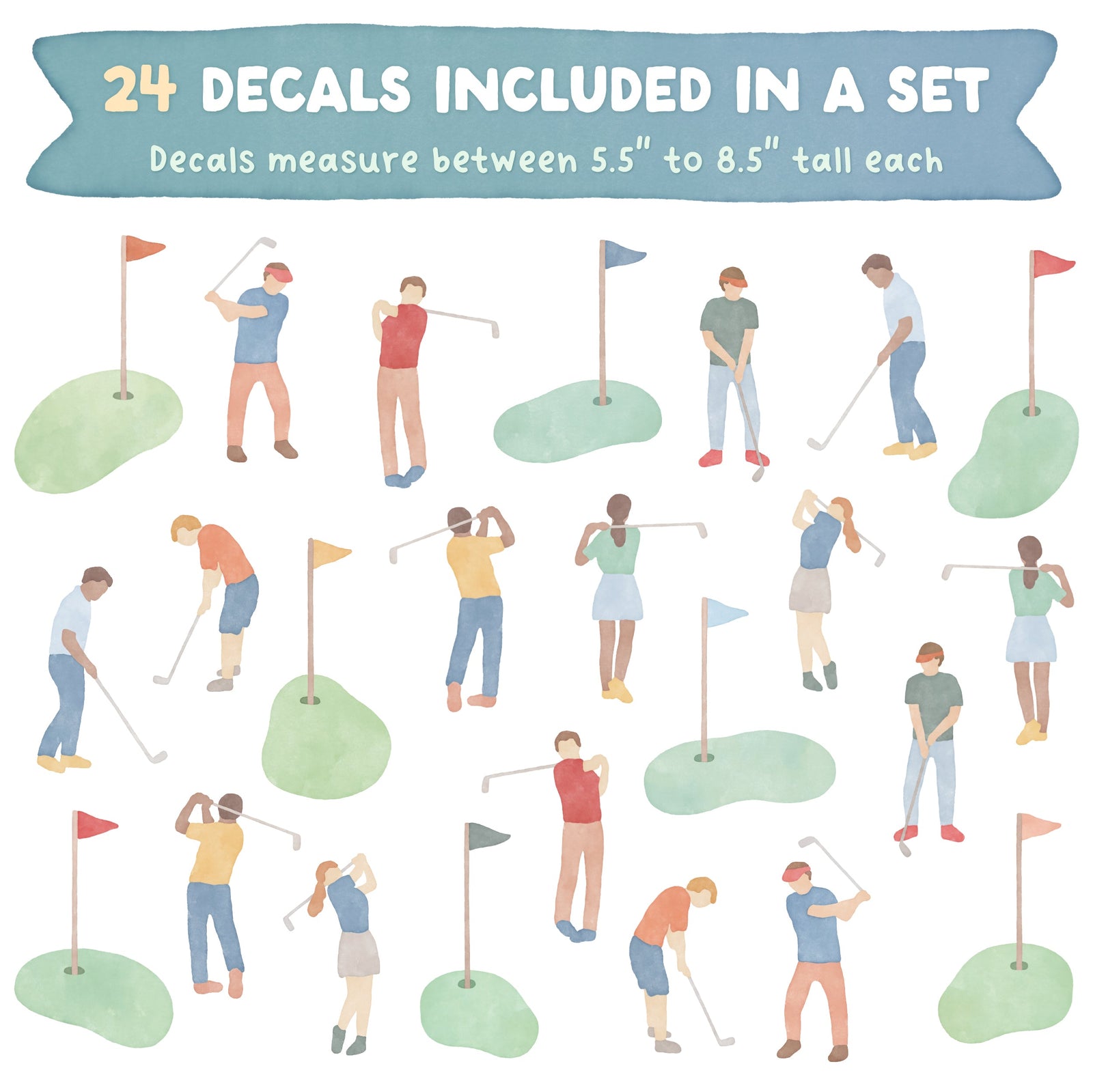 Golf Wall Decals 
