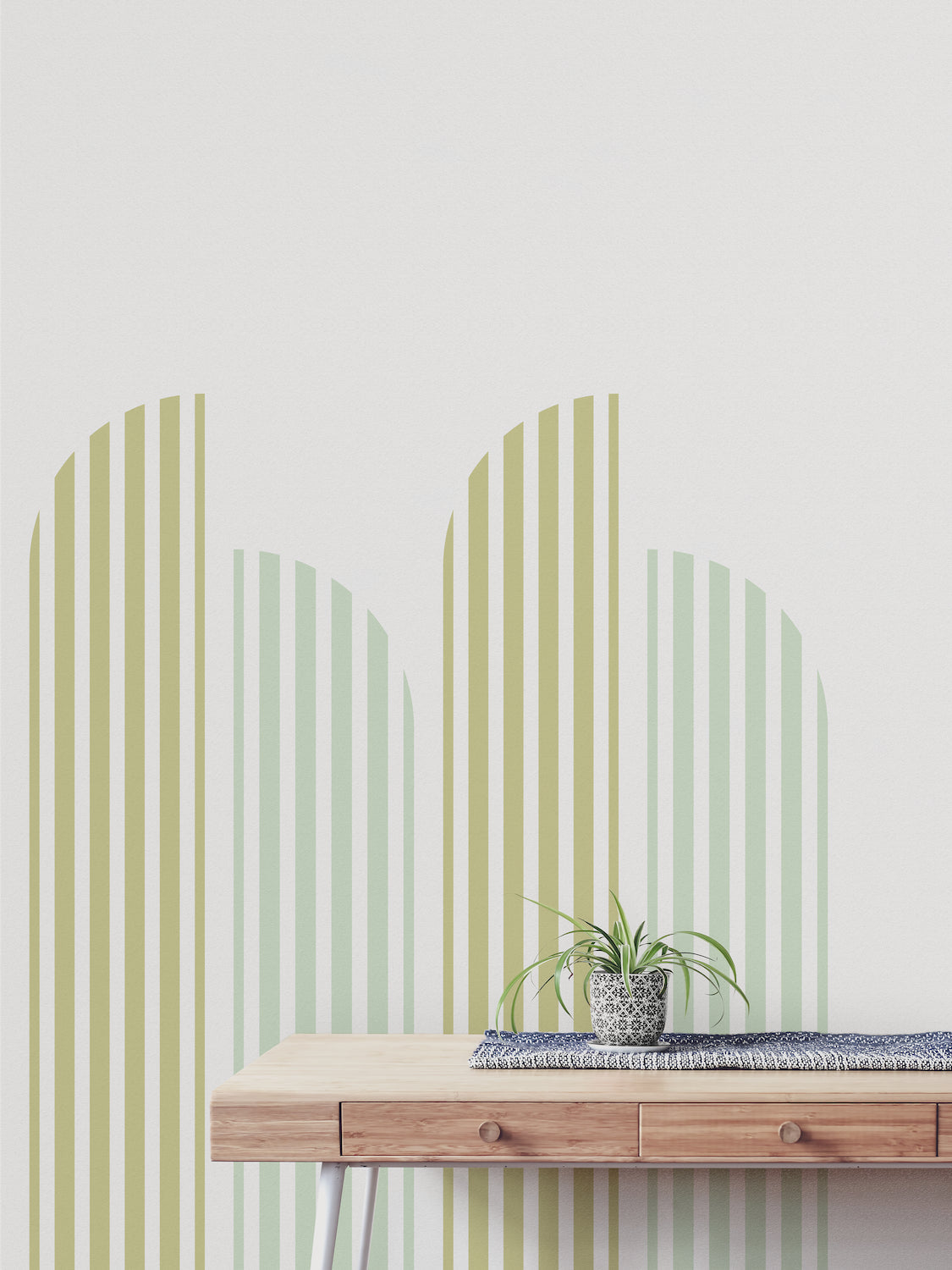 Line Half Arch Wall Decals