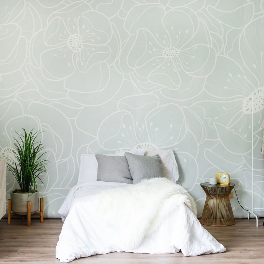 Hibiscus Wallpaper Mural