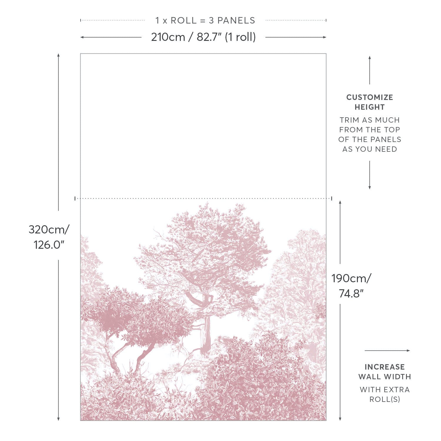 Hua Trees Wallpaper Mural