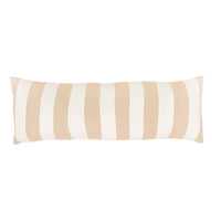 Striped Lumbar Pillow Cover - Pink