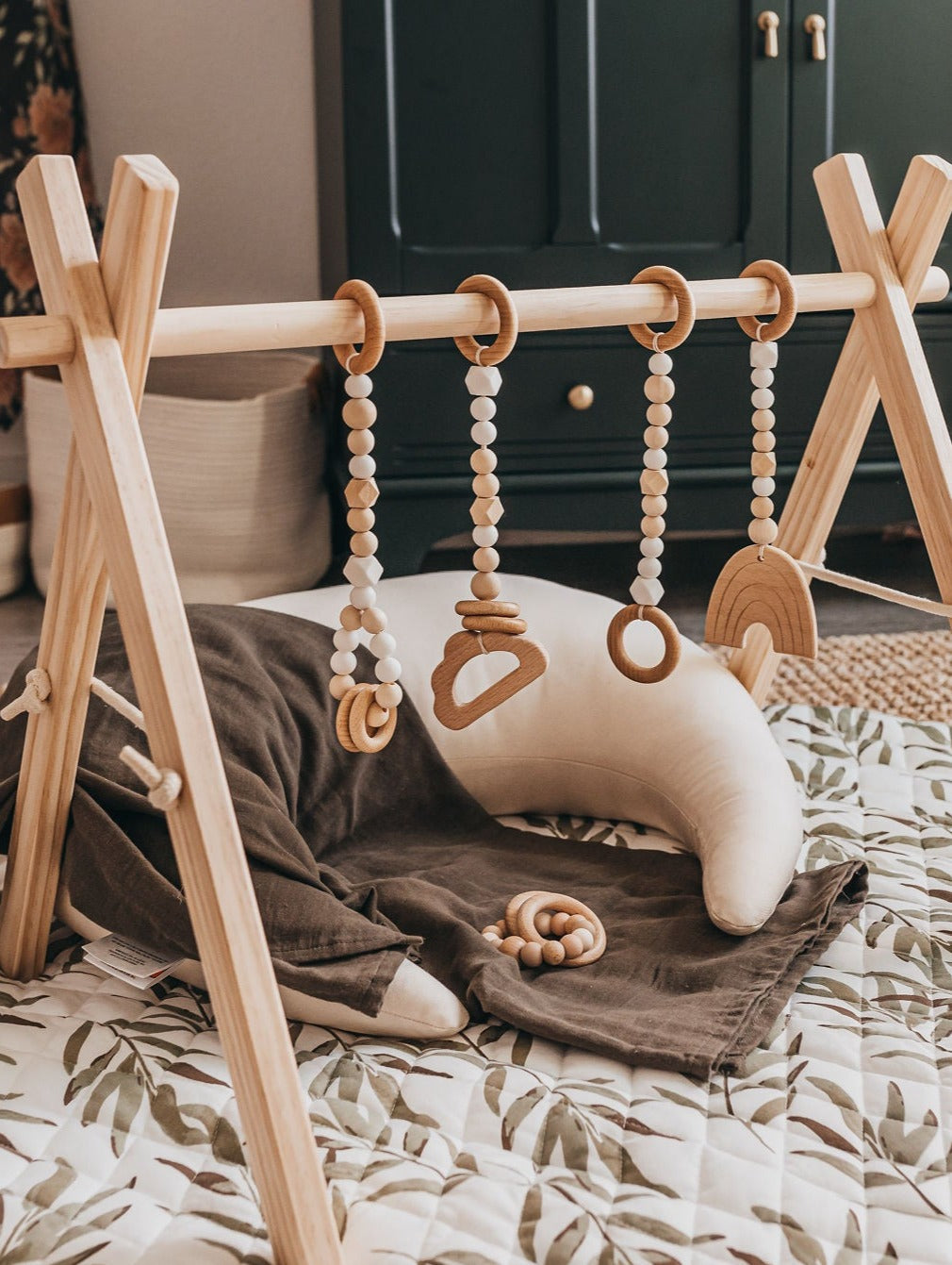 Wooden Baby Play Gym