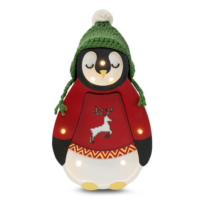 Little Lights Mini Holiday Penguin Lamp