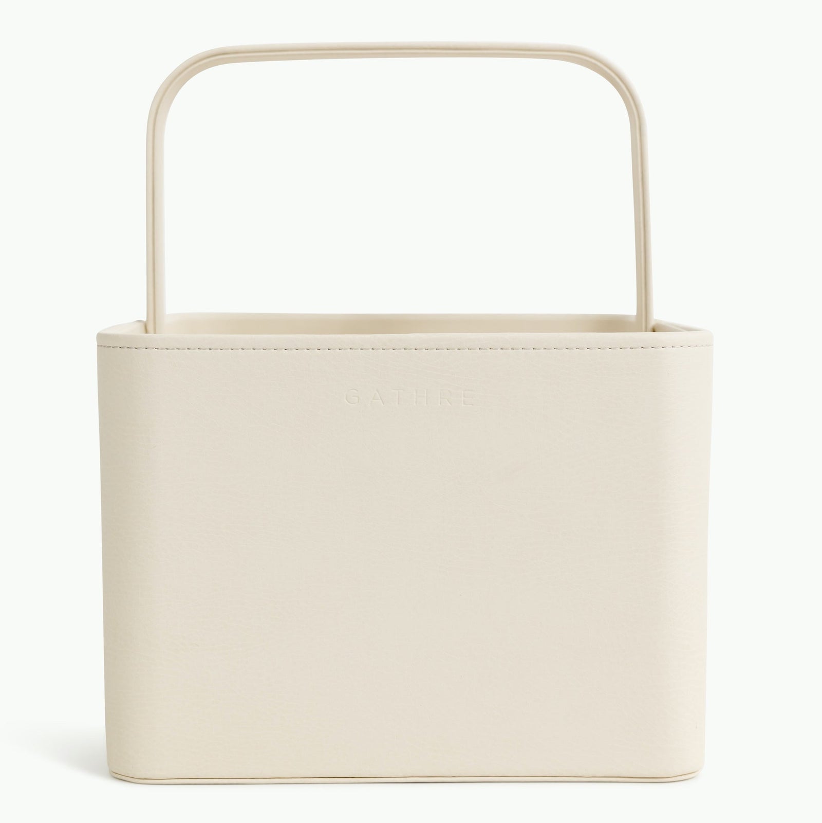 Large Vegan Leather Storage Caddy