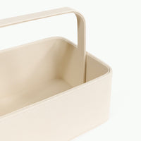 Small Vegan Leather Storage Caddy