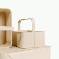 Small Vegan Leather Storage Caddy