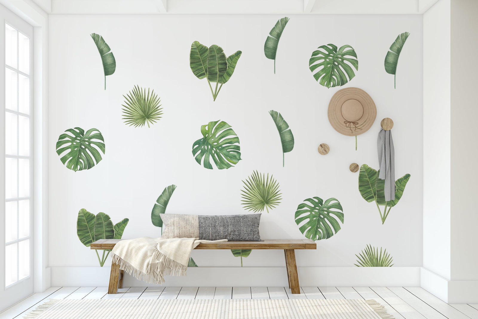Jungle Leaf Wall Decals