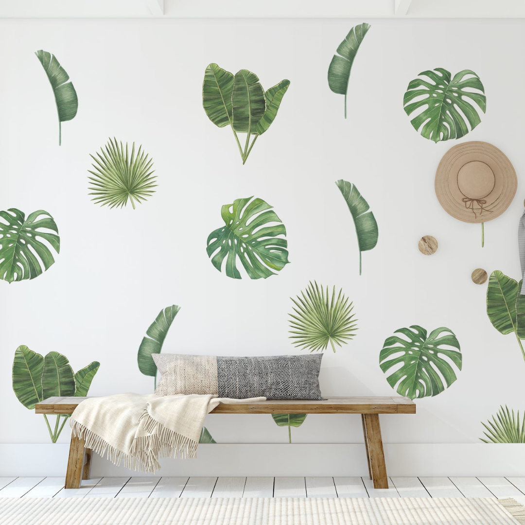 Jungle Leaf Wall Decals
