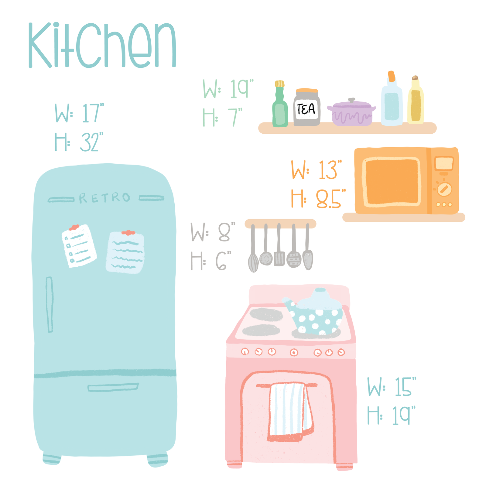 Kitchen Wall Decals