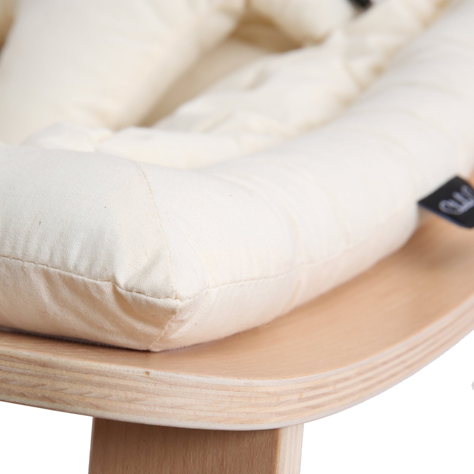Charlie Crane LEVO Baby Rocker - Beech with Organic White - Project Nursery