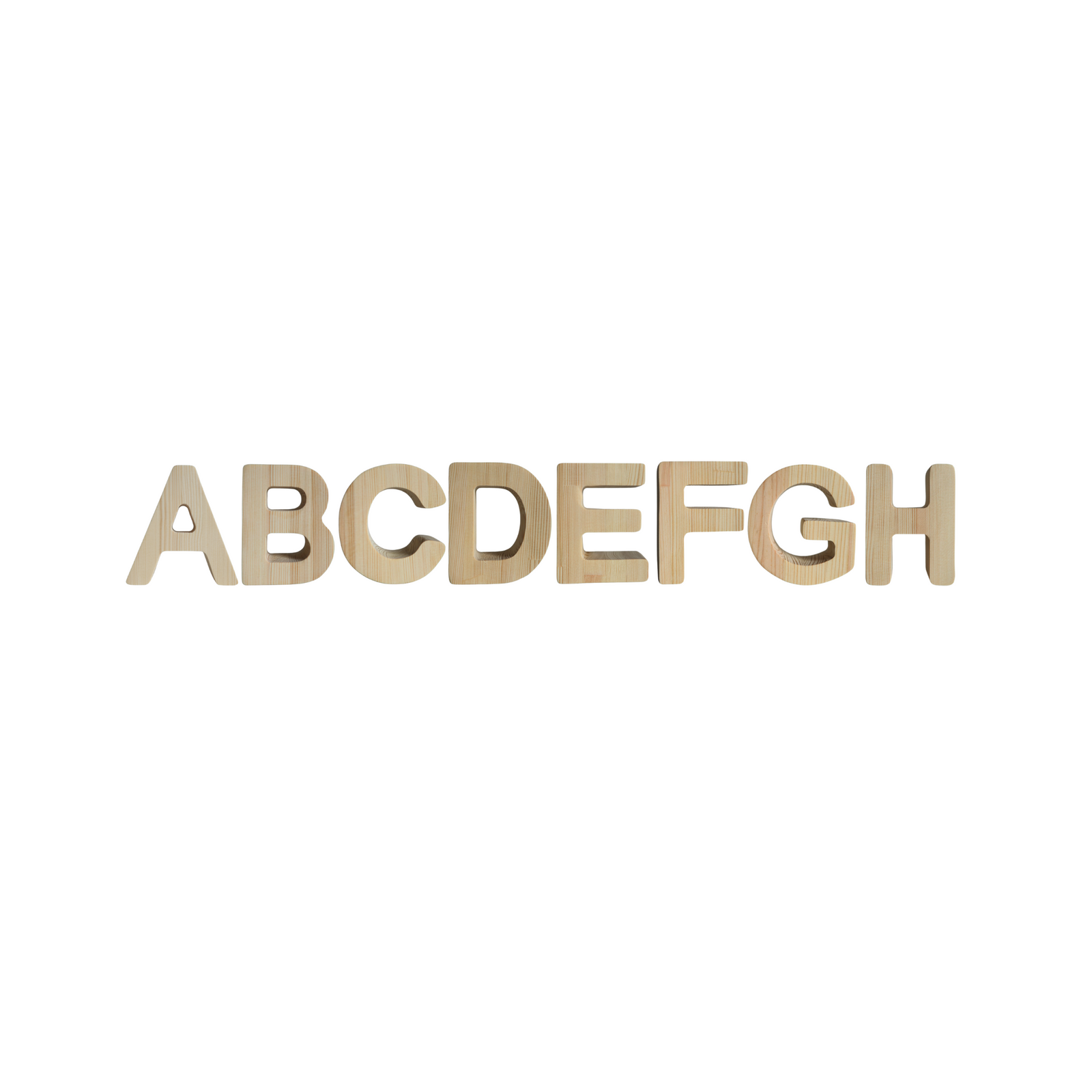 Wooden Alphabet Block Set