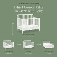 Namesake Liberty 4-in-1 Convertible Spindle Crib
