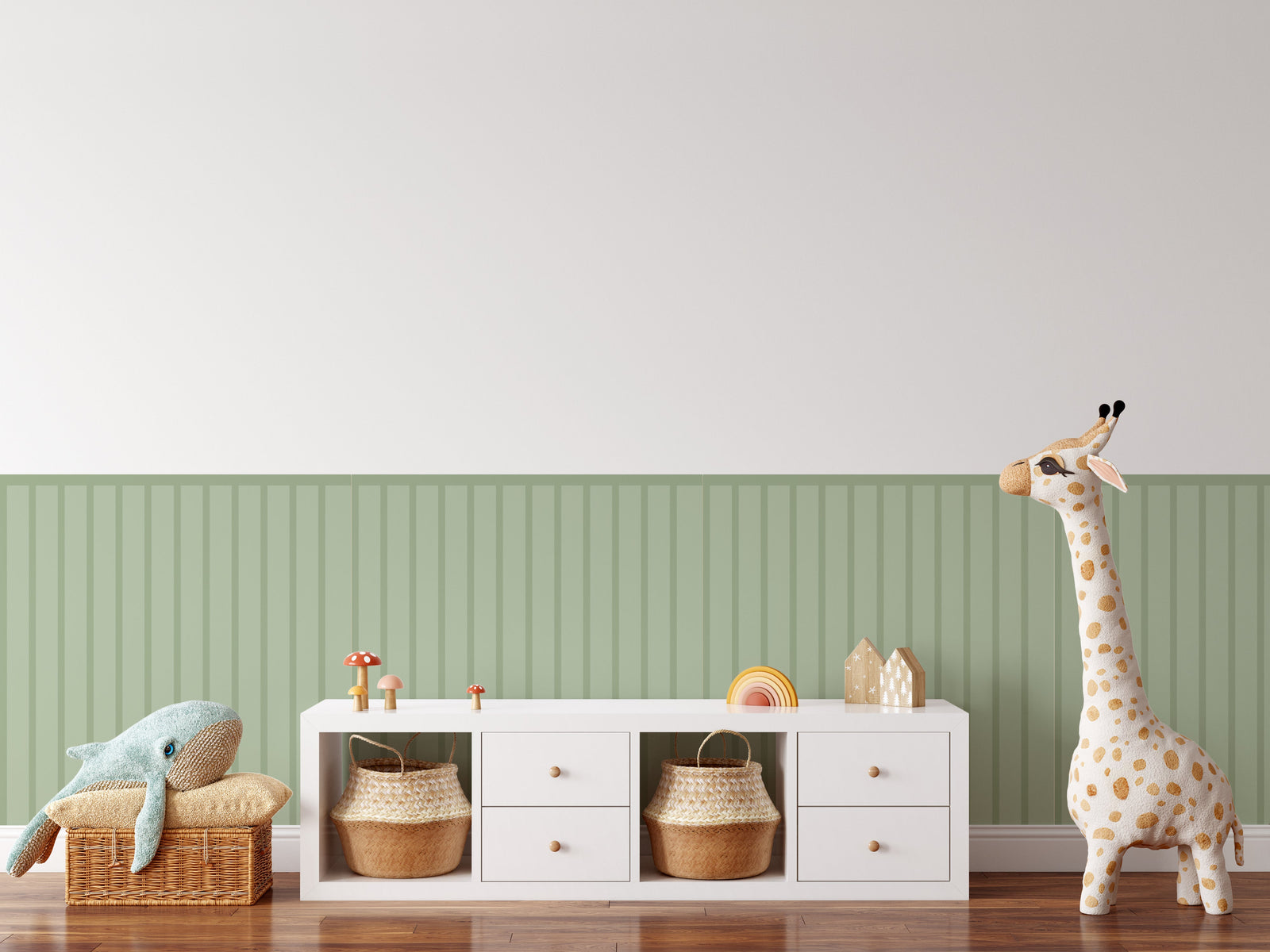 Lines Molding Wall Decal Panels