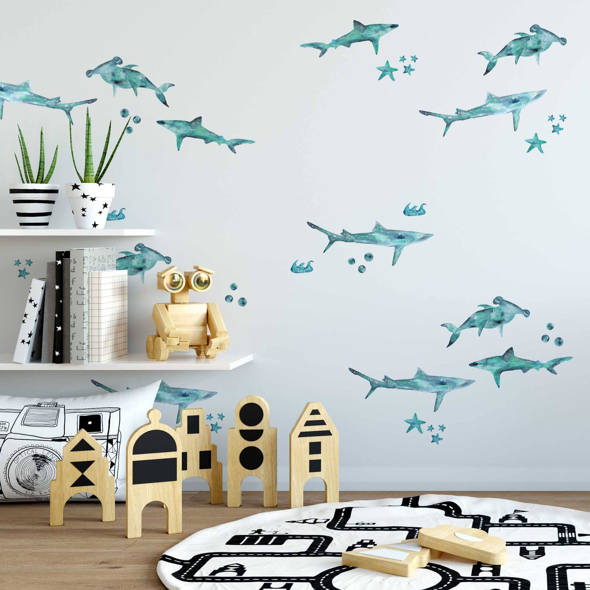 Little Shark Wall Decals