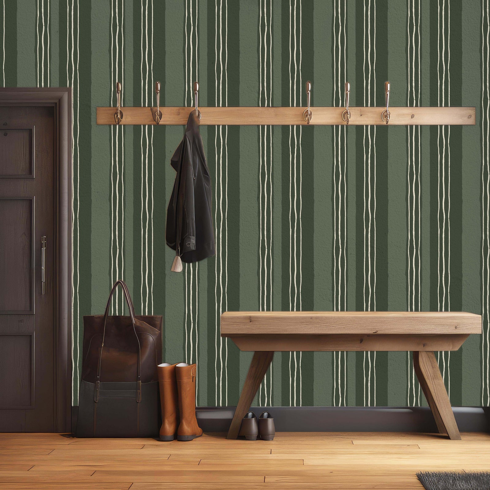 Lodge Wallpaper by Cassandra Zaniboni