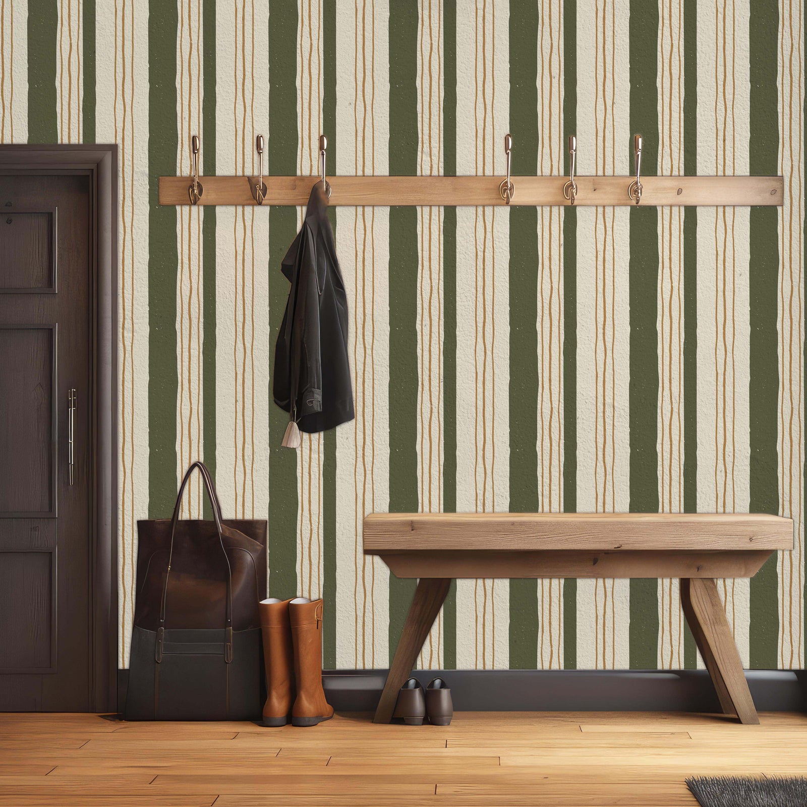 Lodge Wallpaper by Cassandra Zaniboni