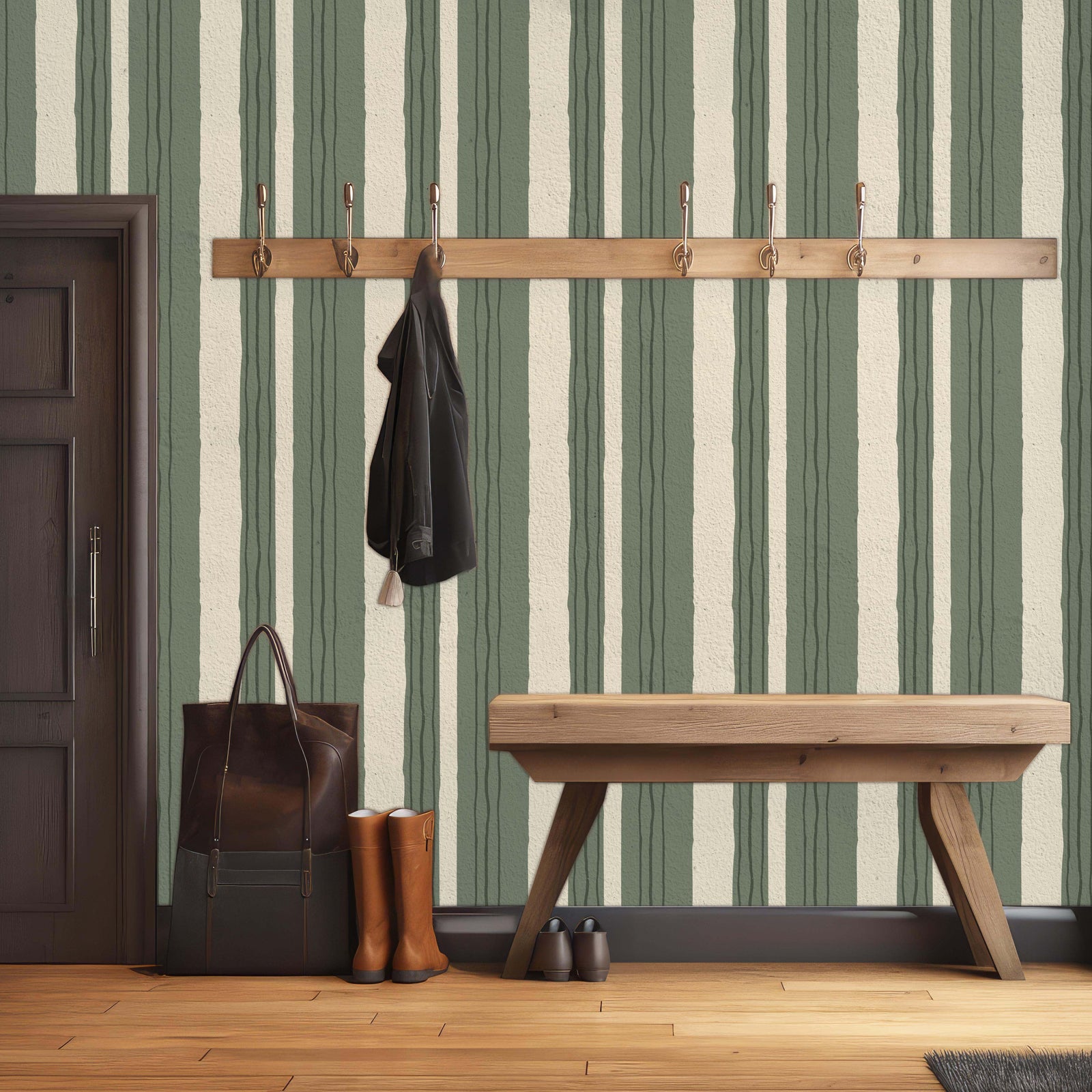 Lodge Wallpaper by Cassandra Zaniboni