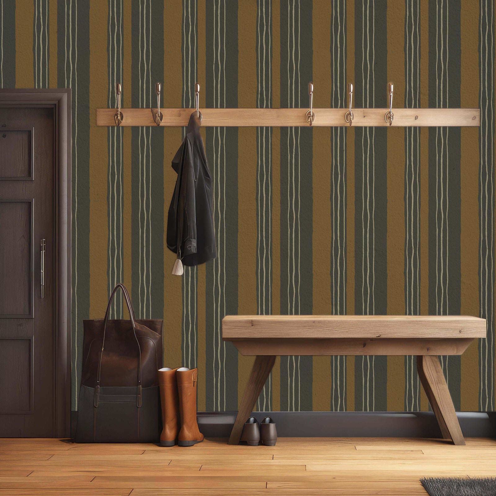 Lodge Wallpaper by Cassandra Zaniboni