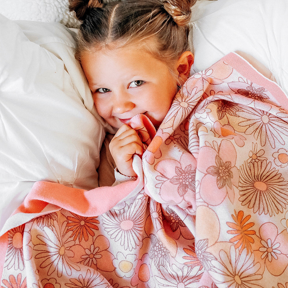 Flower Child Little Dreamer Organic Baby Blanket