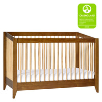 Sprout 4-in-1 Convertible Crib with Toddler Bed Conversion Kit - Chestnut/Natural