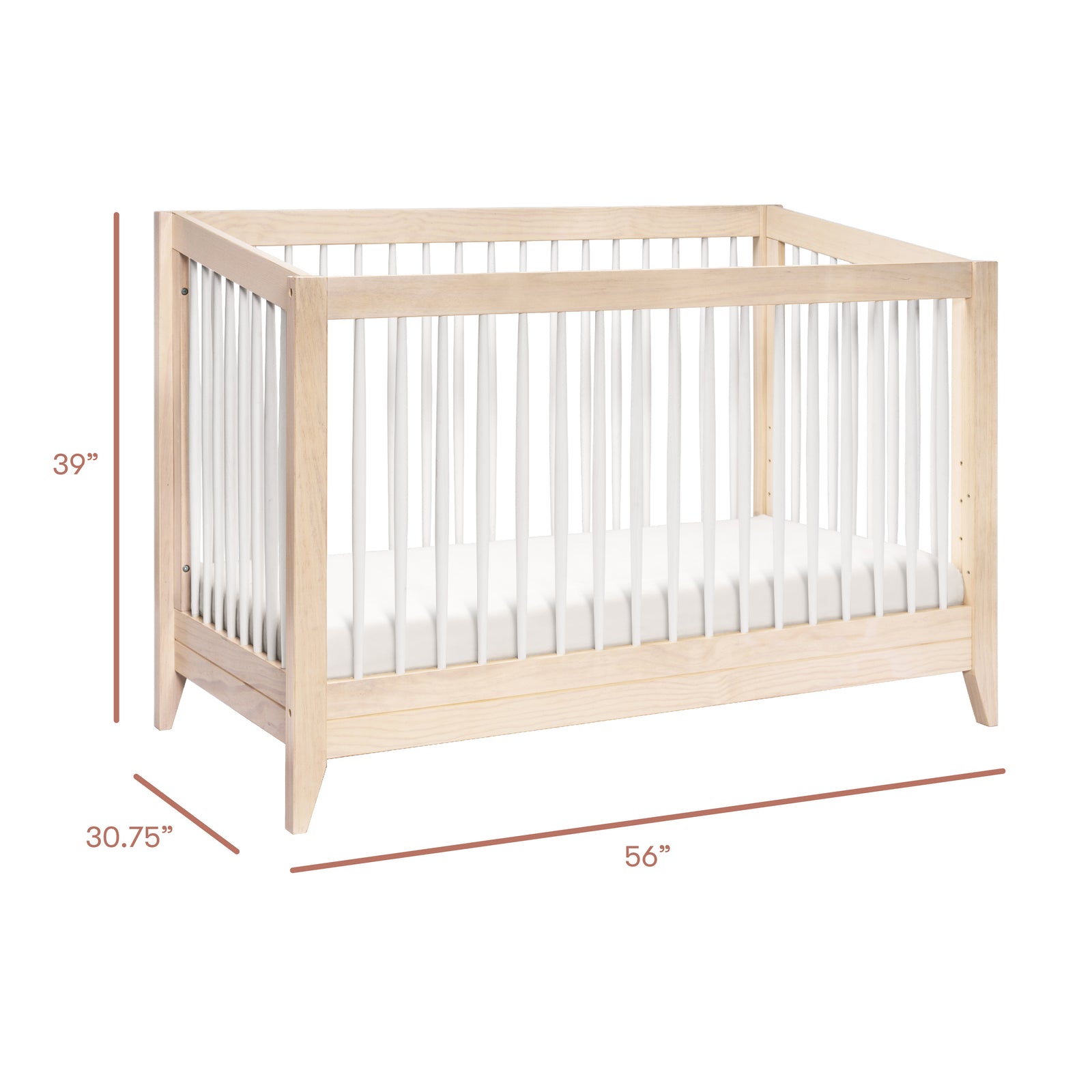 Sprout 4-in-1 Convertible Crib with Toddler Bed Conversion Kit