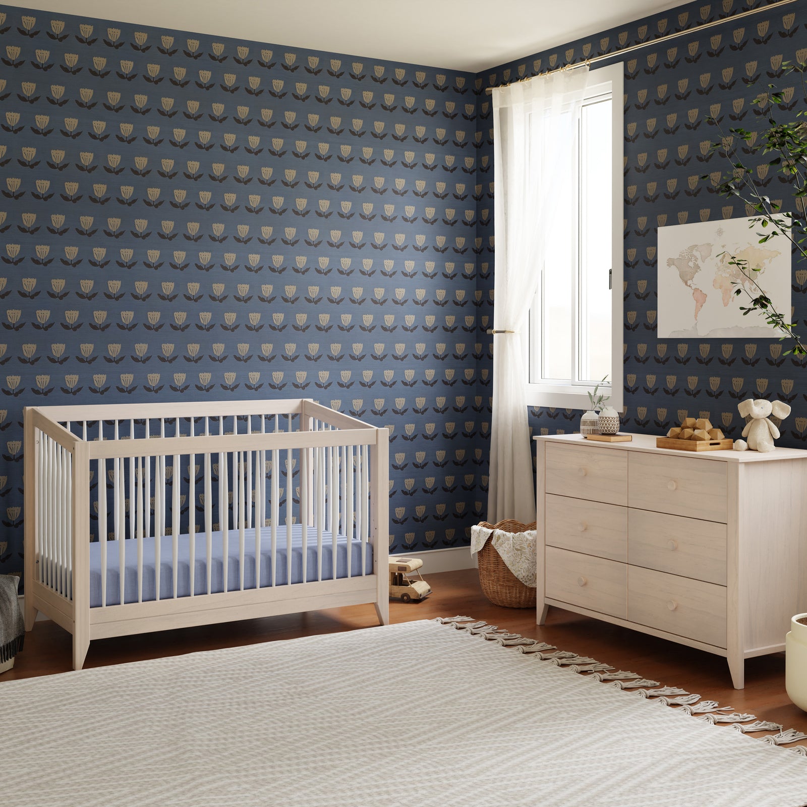Sprout 4-in-1 Convertible Crib with Toddler Bed Conversion Kit