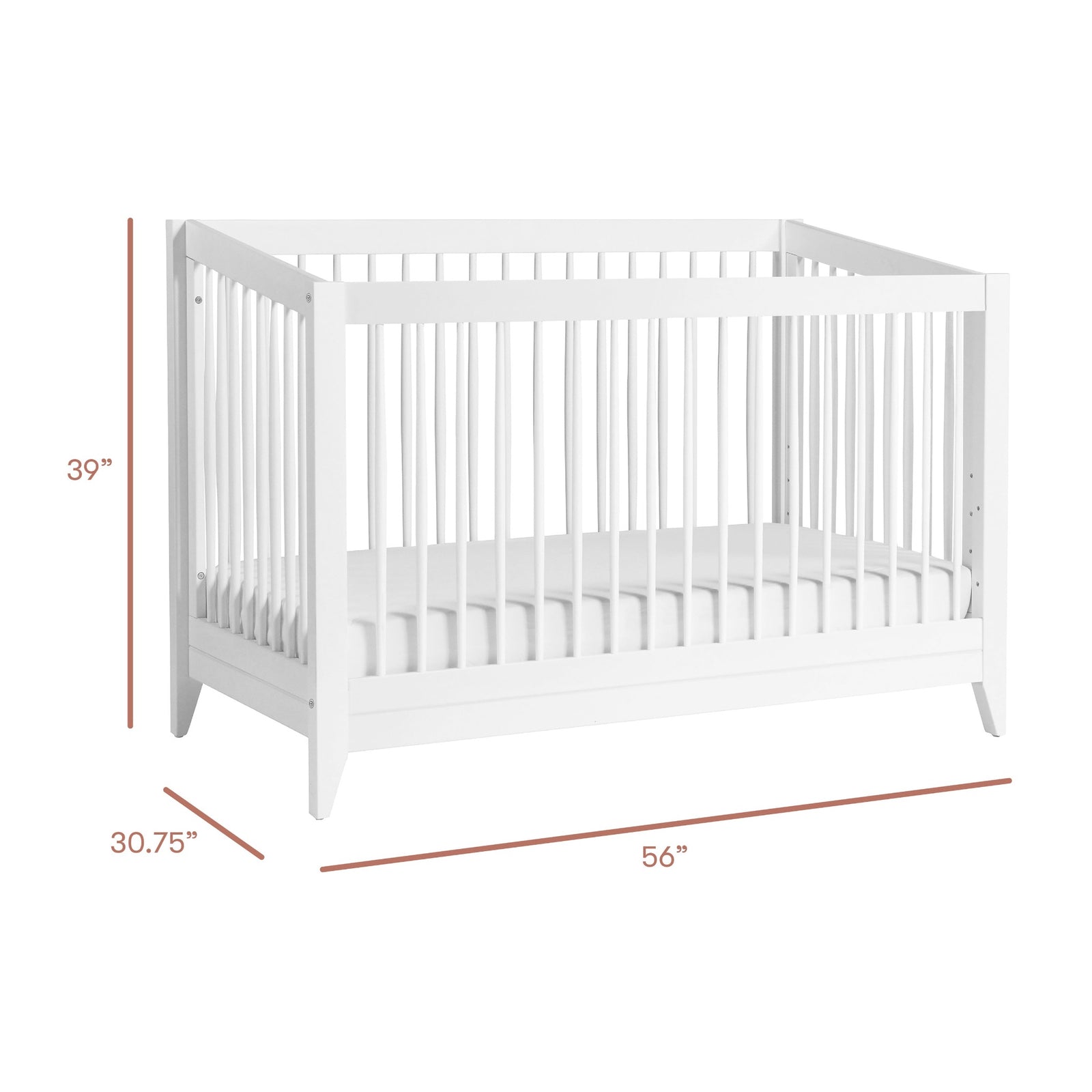 Sprout 4-in-1 Convertible Crib with Toddler Bed Conversion Kit