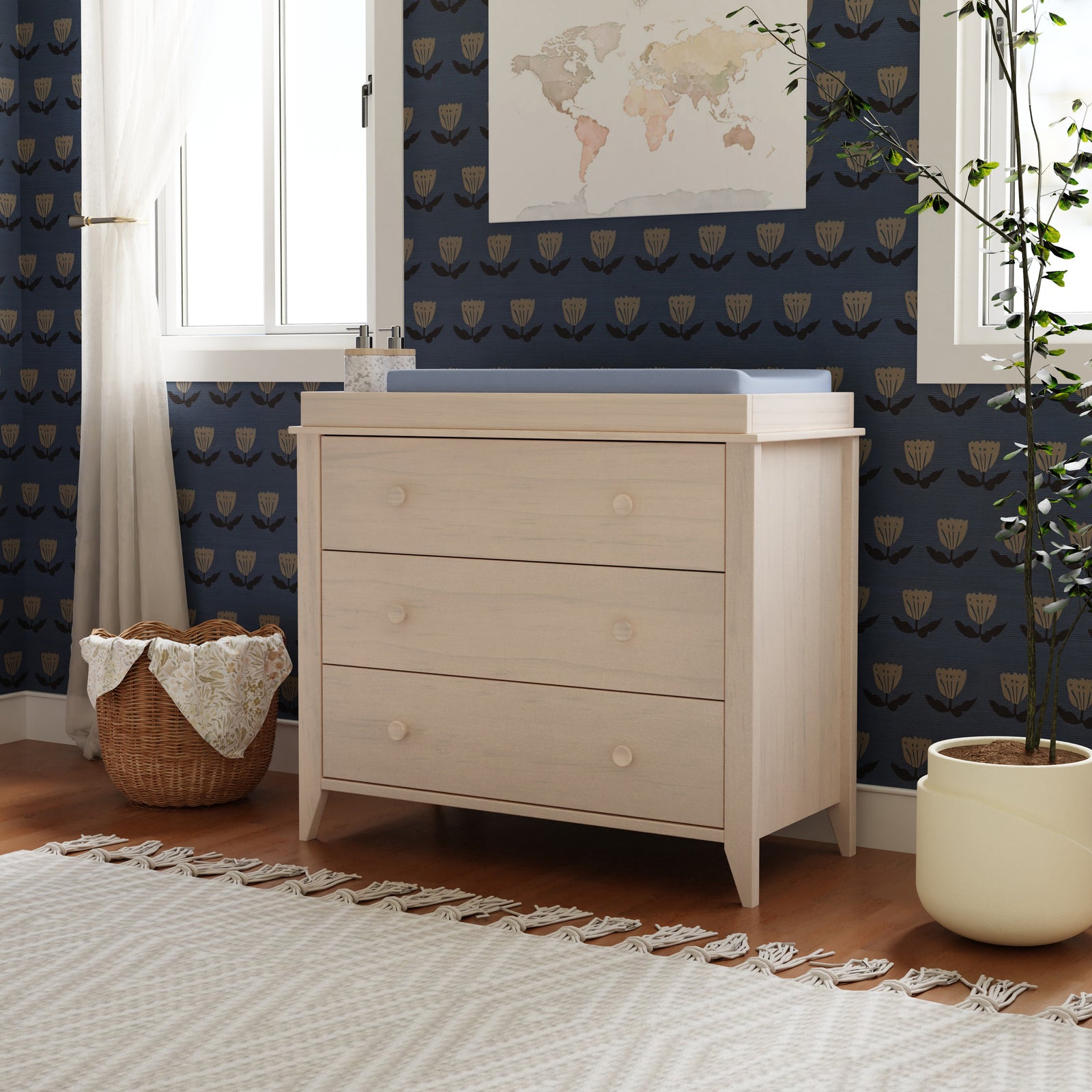 Sprout 3-Drawer Compact Changer Dresser with Removable Changing Tray (42")