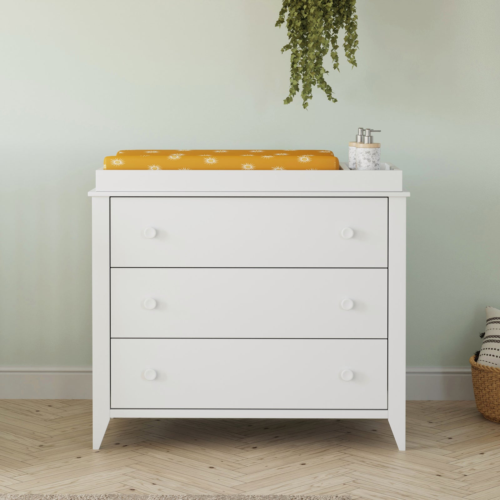 Sprout 3-Drawer Compact Changer Dresser with Removable Changing Tray (42")