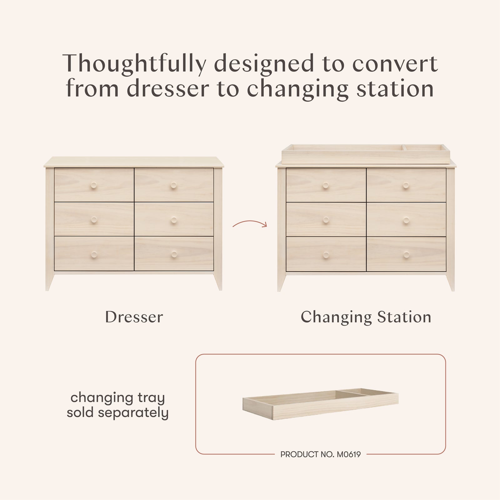 Sprout 6-Drawer Dresser (48")