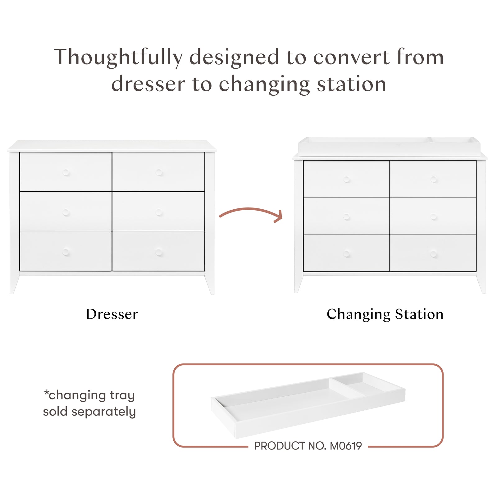 Sprout 6-Drawer Dresser (48")