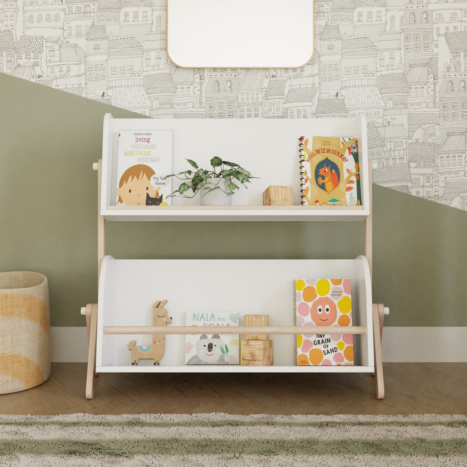 Tally Storage + Bookshelf