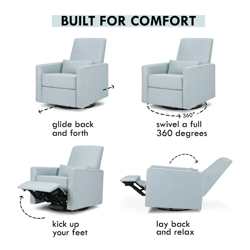Piper Recliner and Swivel Glider