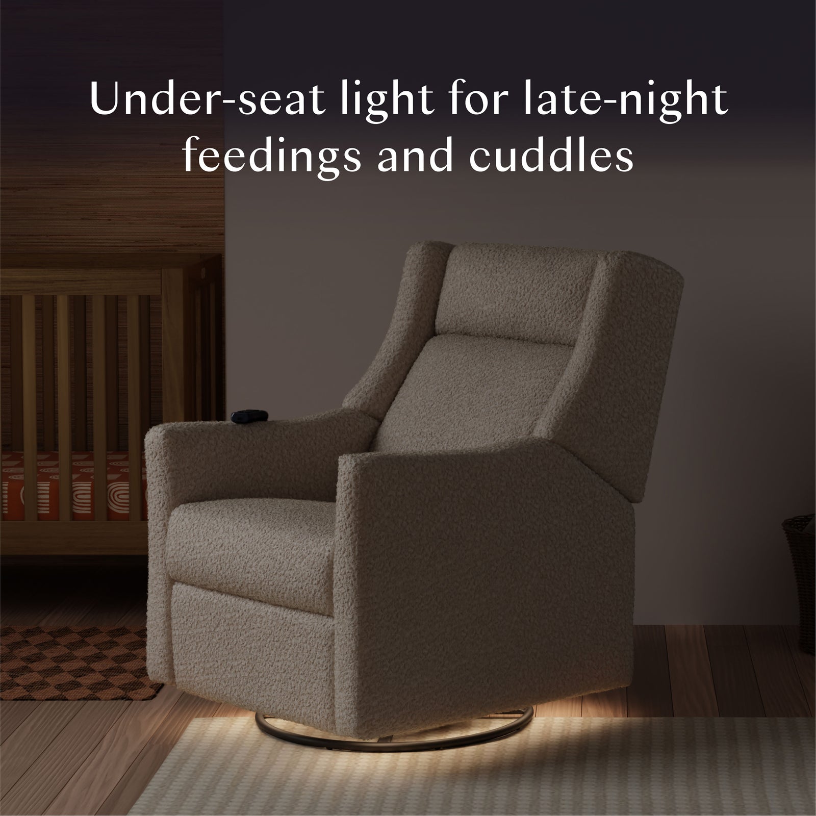 Kiwi Deluxe Power Recliner + Swivel Glider with Heat + Massage
