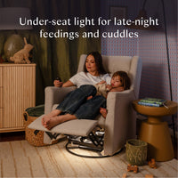 Kiwi Deluxe Power Recliner + Swivel Glider with Heat + Massage