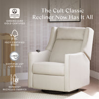 Kiwi Deluxe Power Recliner + Swivel Glider with Heat + Massage