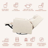Kiwi Plus Power Recliner + Swivel Glider | Teddy Loop