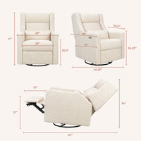 Kiwi Plus Power Recliner + Swivel Glider | Teddy Loop