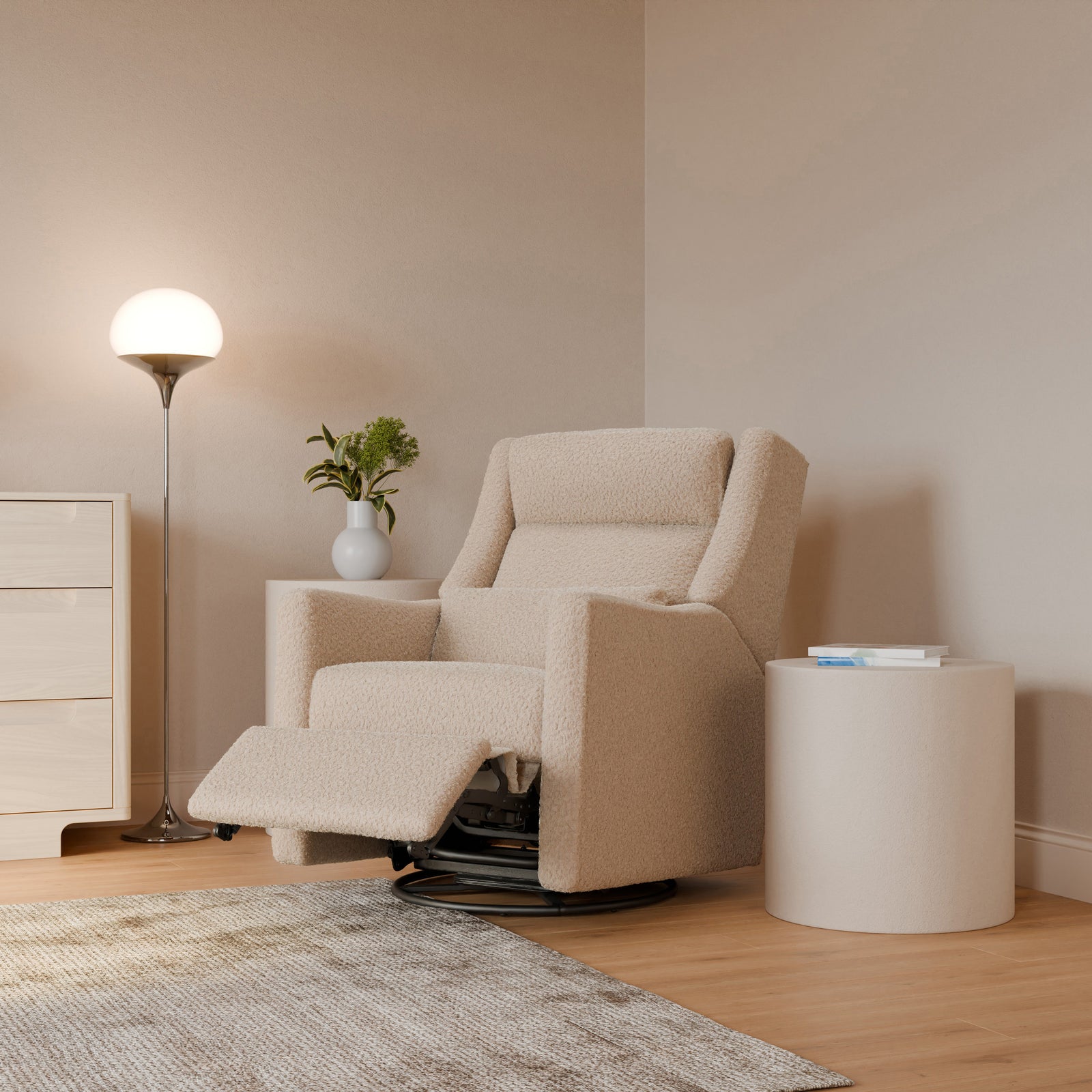 Kiwi Plus Power Recliner + Swivel Glider | Shearling