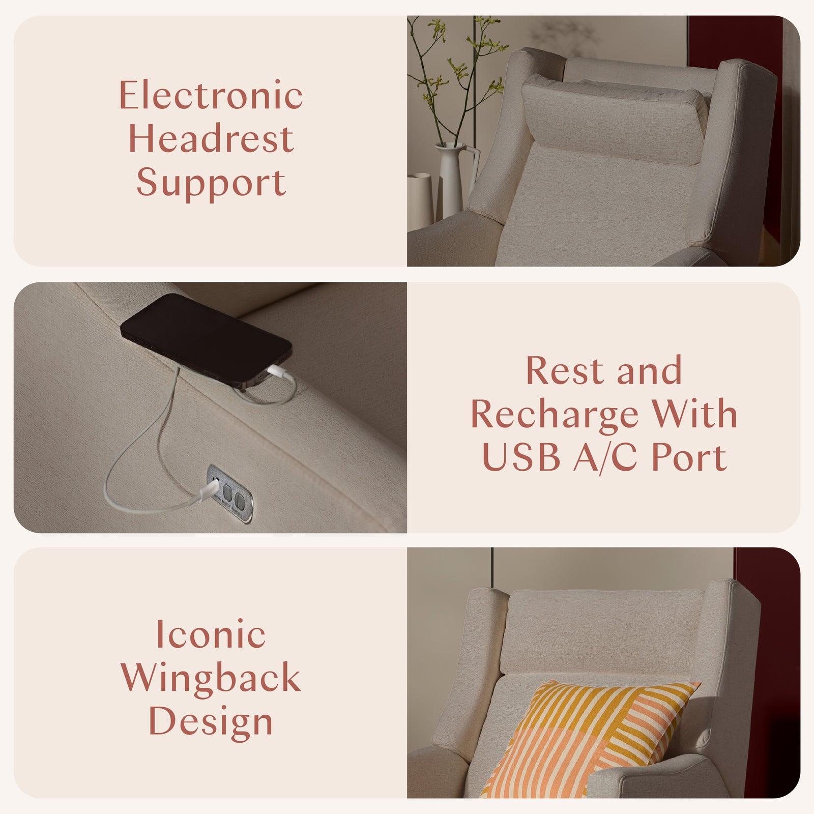 Kiwi Plus Power Recliner + Swivel Glider - Performance Eco-Weave