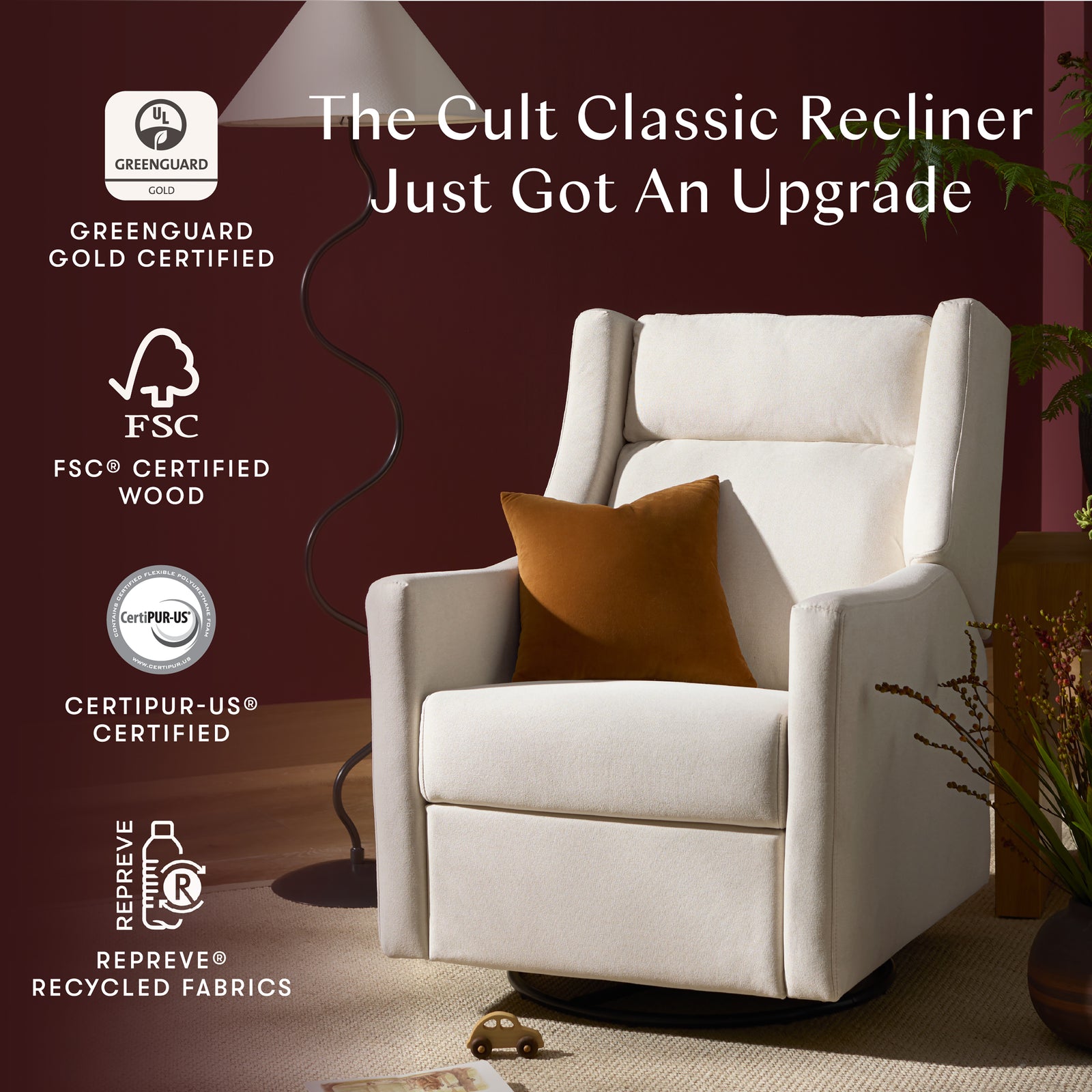 Kiwi Plus Power Recliner + Swivel Glider - Performance Eco-Weave