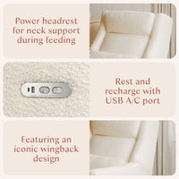 Kiwi Plus Power Recliner + Swivel Glider | Boucle