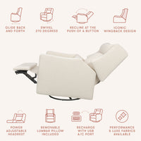 Kiwi Plus Power Recliner + Swivel Glider | Boucle