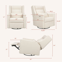 Kiwi Plus Power Recliner + Swivel Glider | Boucle