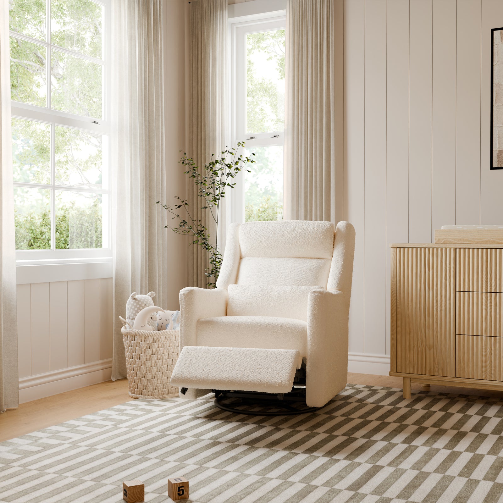 Kiwi Plus Power Recliner + Swivel Glider | Boucle